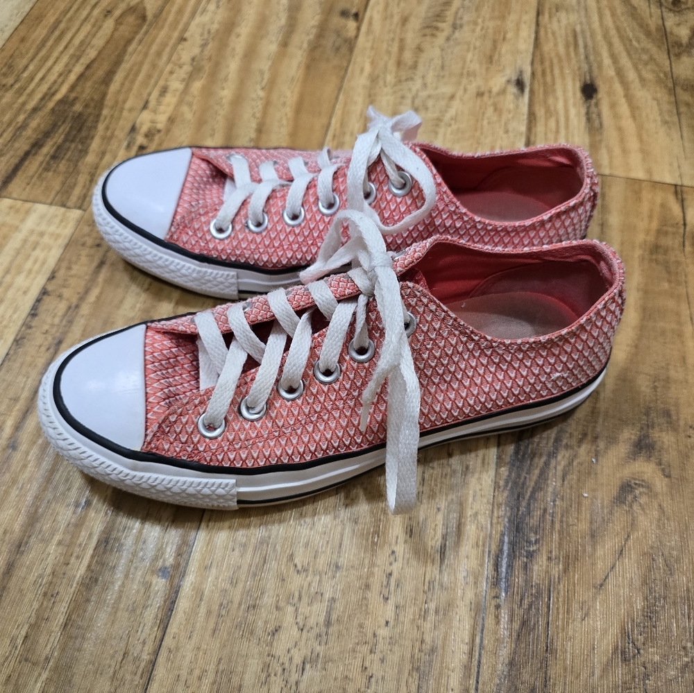 Converse All Star Chuck Taylor Women’s Pink Casual Sneakers - Picture 3 of 9